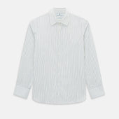 Navy Double Pencil Stripe Westminster Shirt
