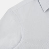 Grey Micro Tattersall Check Windsor Shirt