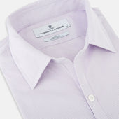 Pale Pink Micro Tattersall Check Windsor Shirt