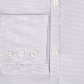 Pale Pink Micro Tattersall Check Windsor Shirt