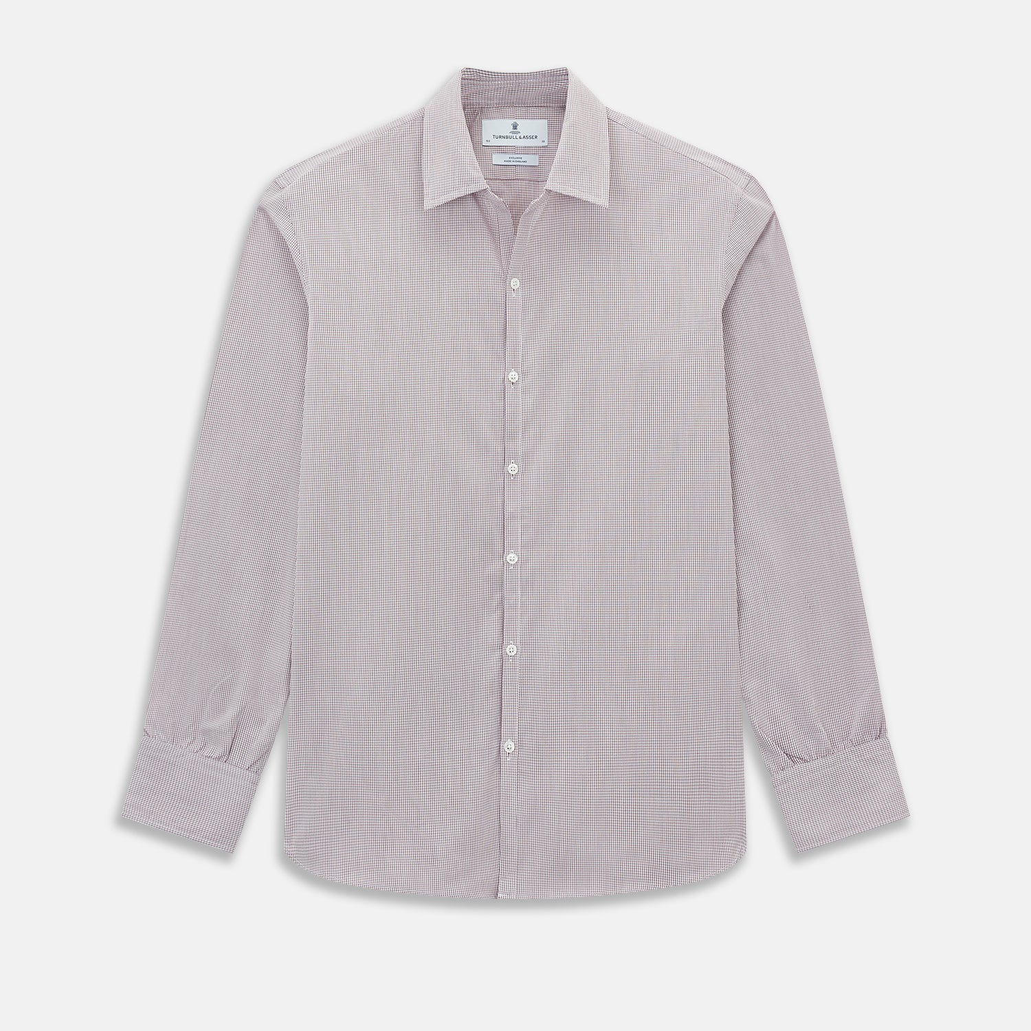 Micro Tattersall Check Windsor Shirt