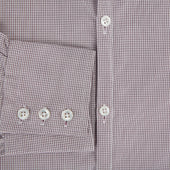 Micro Tattersall Check Windsor Shirt