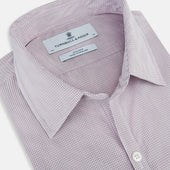 Lilac Shadow Check Windsor Shirt