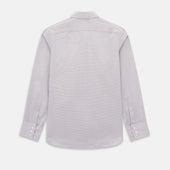 Lilac Shadow Check Windsor Shirt