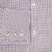 Lilac Shadow Check Windsor Shirt