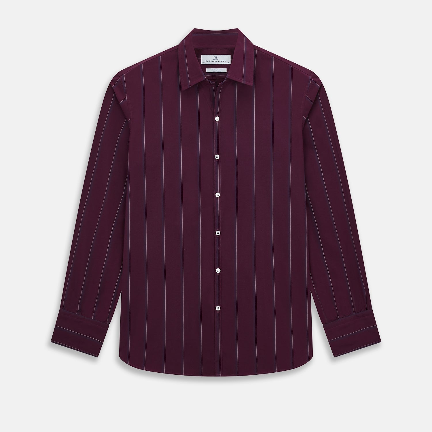 Dark Track Stripe Windsor Shirt