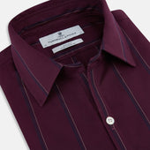 Dark Track Stripe Windsor Shirt