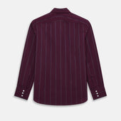 Dark Track Stripe Windsor Shirt