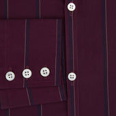 Dark Track Stripe Windsor Shirt