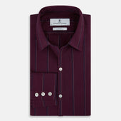 Dark Track Stripe Windsor Shirt