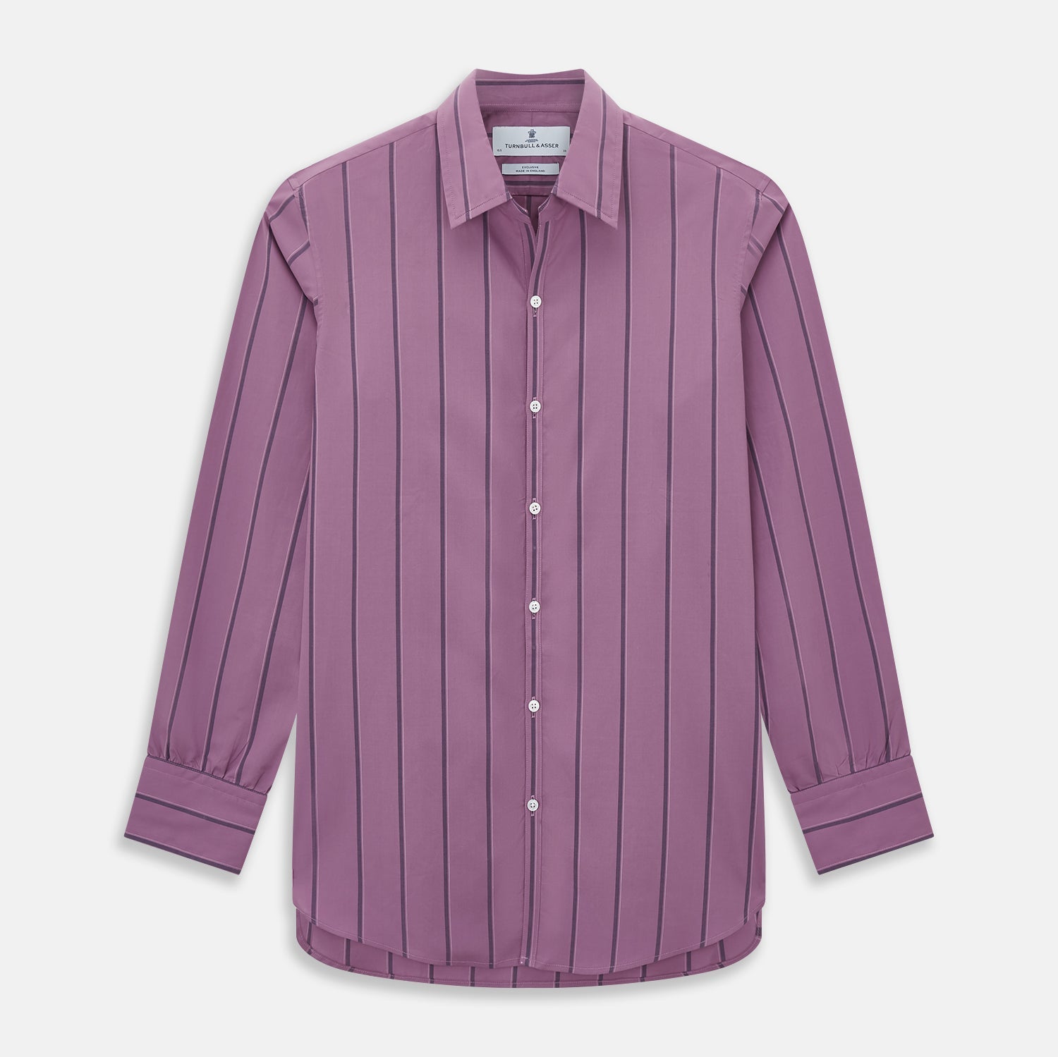 Antique Pink Track Stripe Windsor Shirt