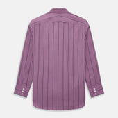 Antique Pink Track Stripe Windsor Shirt