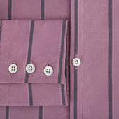 Antique Pink Track Stripe Windsor Shirt