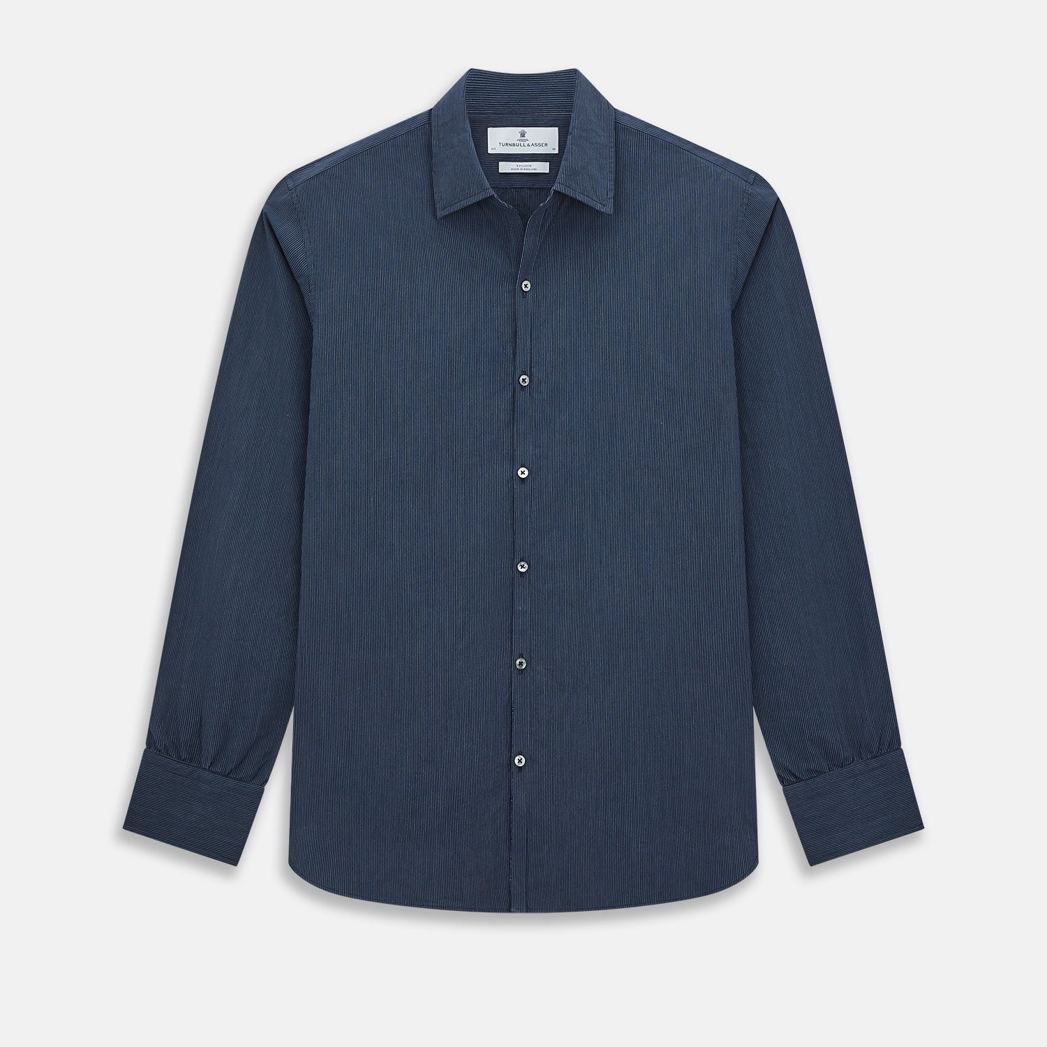 And White Pinstripe Windsor Shirt