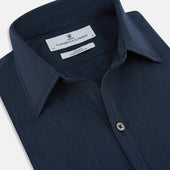 And White Pinstripe Windsor Shirt