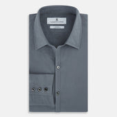 Grey Pinstripe Windsor Shirt