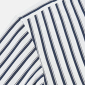 And White Shadow Stripe Westminster Shirt With Contrast Collar Cuffs