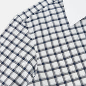 And White Tattersall Check Westminster Shirt With Contrast Collar Cuffs