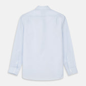 Tailored Fit Light Cotton Shirt With Kent Collar And 3 Button Cuffs