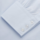 Tailored Fit Light Cotton Shirt With Kent Collar And 3 Button Cuffs