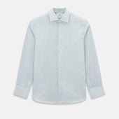 Steel Grey Micro-Tattersall Check Belgravia Shirt