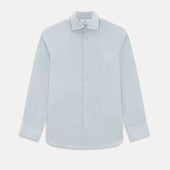 Steel Grey Ripple Double Pinstripe Belgravia Shirt