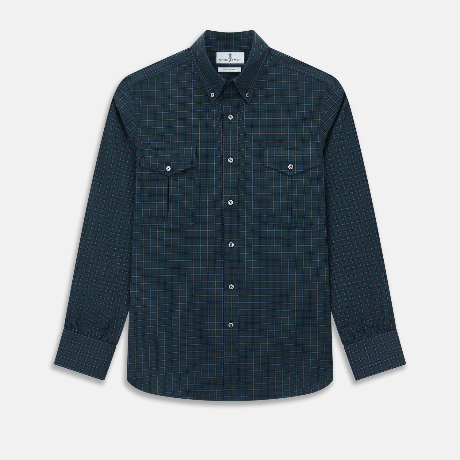 Modern Black Watch Tartan Richmond Shirt