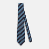 Block Stripe Silk Blend Tie