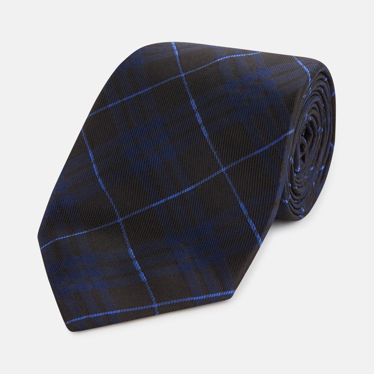 Green Tartan Silk Tie
