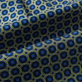 Interlocking Circle Foulard Silk Cravat