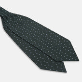 Pale And Green Micro Dot Cravat