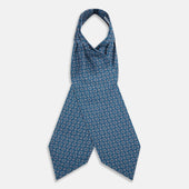 Dotted Roundel Printed Silk Cravat