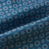 Dotted Roundel Printed Silk Cravat