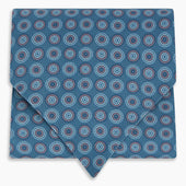 Dotted Roundel Printed Silk Cravat