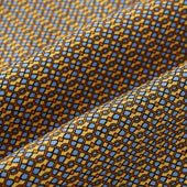 Geometric Lattice Damier Printed Silk Cravat