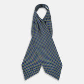 Interlocking Circle Foulard Silk Cravat
