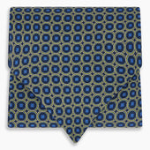 Interlocking Circle Foulard Silk Cravat