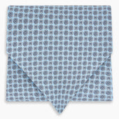 Pale Floral Trellis Silk Cravat