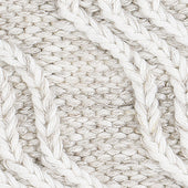 Linen Blend Cable Knit Sweater