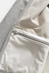 ARROTT FULLZIP SWEATSHIRT - PRACTICE HEATHER 19oz. ALL COTTON LOOPBACK TERRY FLEECE