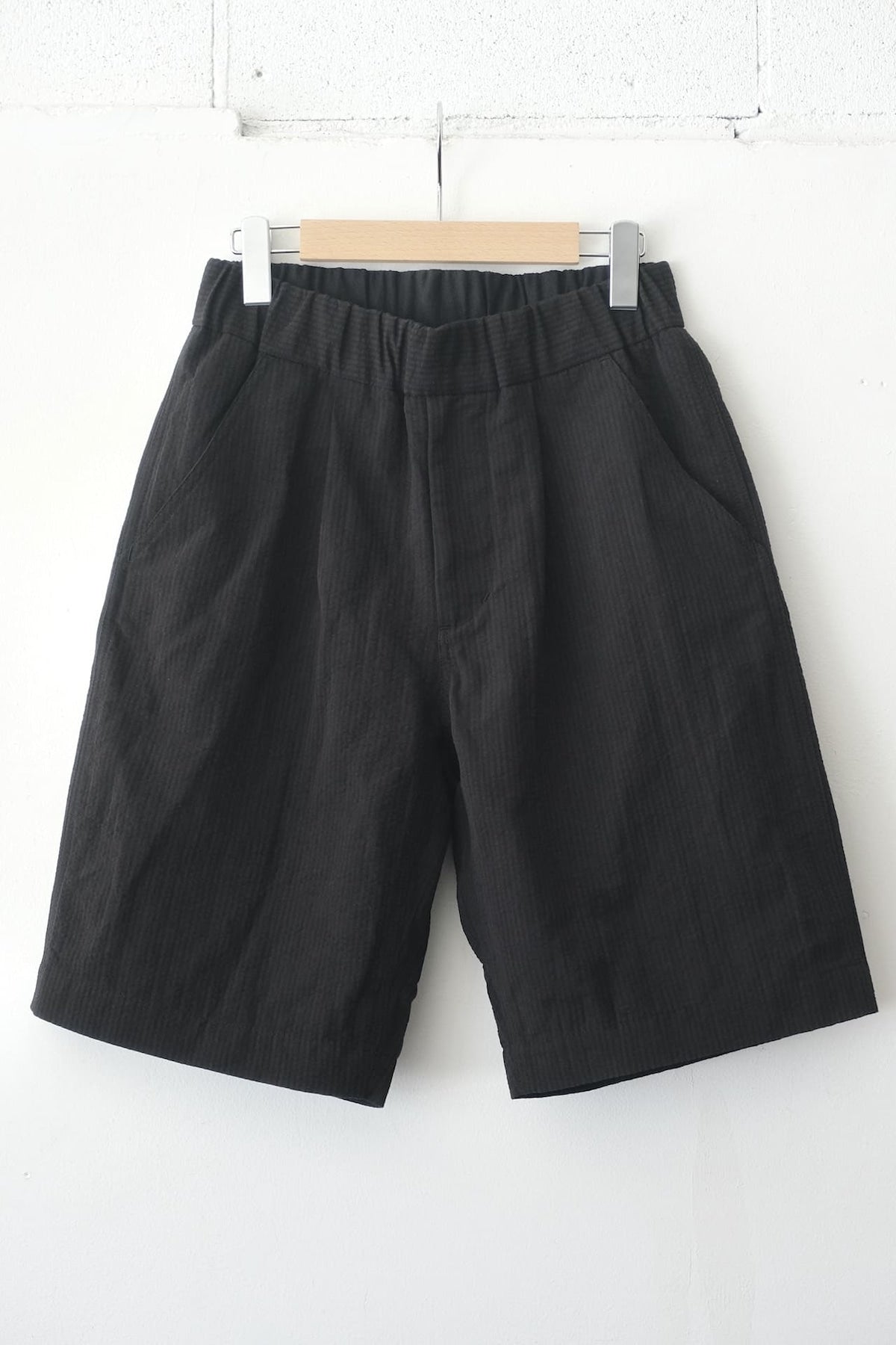 Fujito Wide Easy Shorts Navy Stripe Directors Web Shop Powered By Base