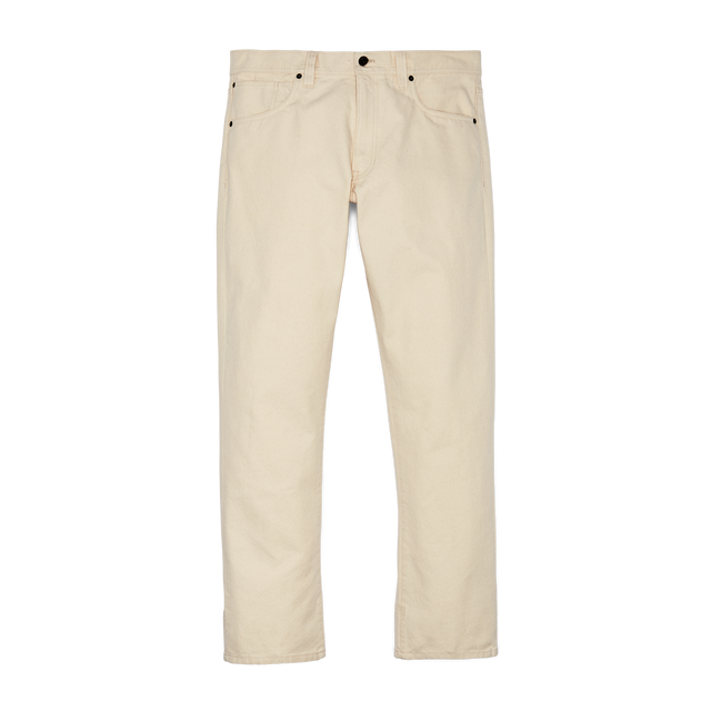 Dry Tin Cloth 5-pocket Pants - Natural Seed