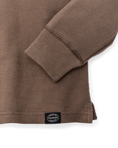 Waffle Knit Thermal Crewneck
