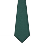 Plain Wool Crepe Bespoke Tie Green