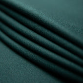 Plain Wool Crepe Bespoke Tie Green