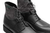 BEAUMONT/ACTEM NOIRE-LISSE NOIR ET VELOURS GRUNGE
