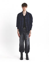 French Coach Jacket Blue Check