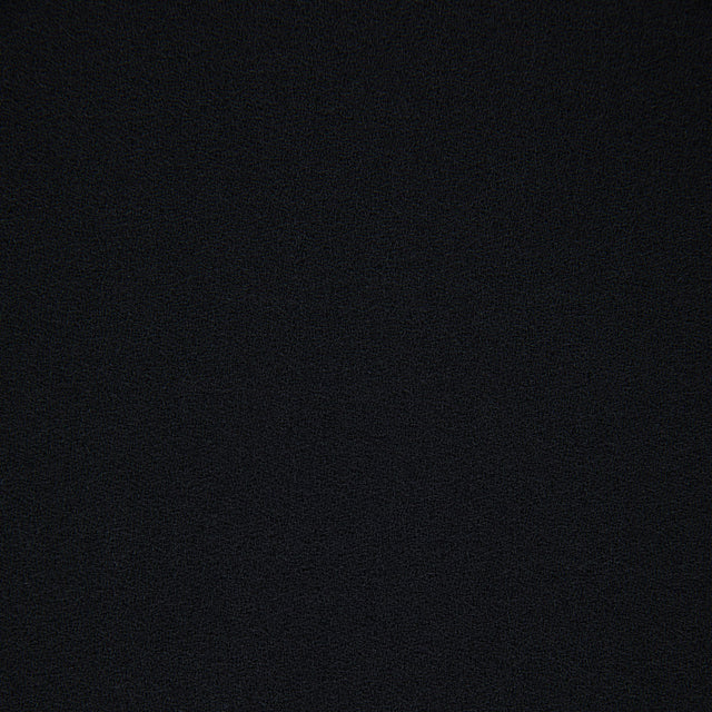 Plain Wool Crepe Bespoke Tie - Black
