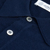 Merino Wool Silk Knitted Polo
