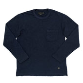 Navy Double Slub Pocket T-Shirt AW24